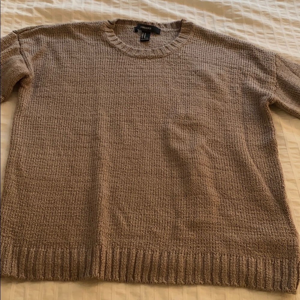 Brown forever 21 sweater